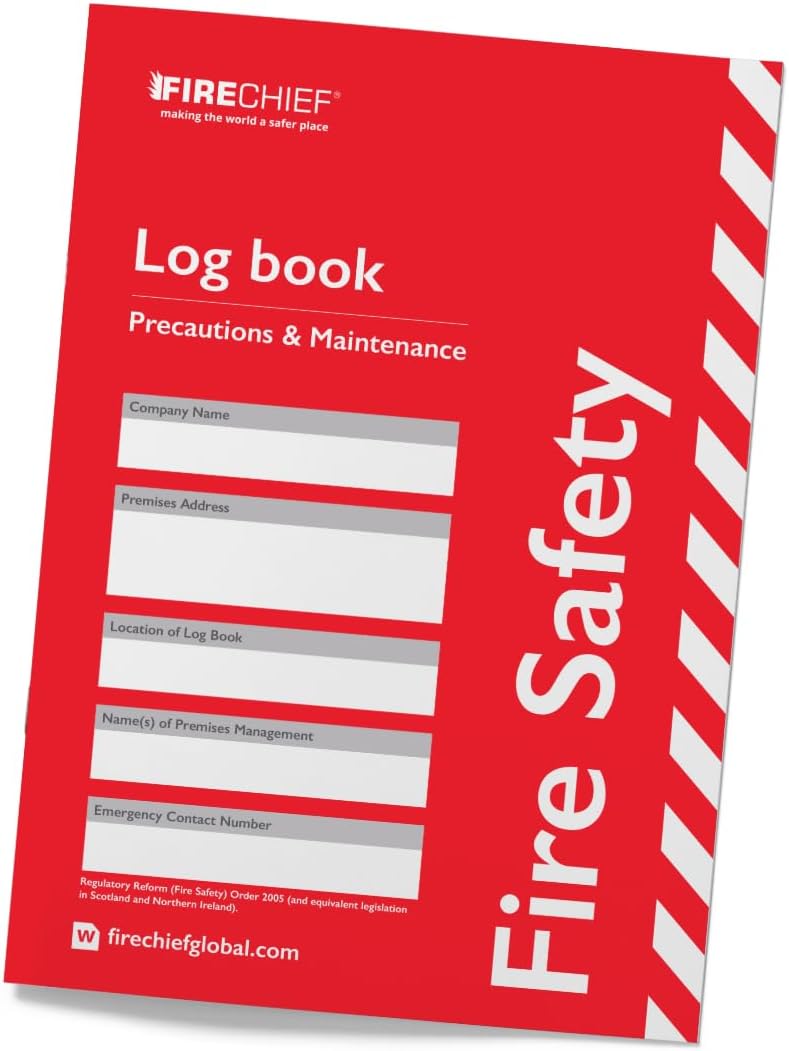Firechief Fire Safety Log Book