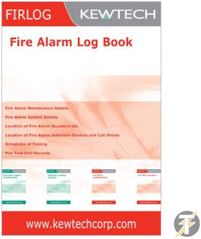 Kewtech FIRLOG Fire Alarm Log Book